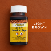 Fiebing's Leather Dye - 118ml - hellbraun (light brown)