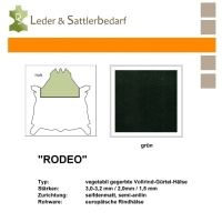 Vollrind-Gürtel-Hals Rodeo - grün