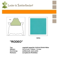 Vollrind-Gürtel-Hals Rodeo - türkis