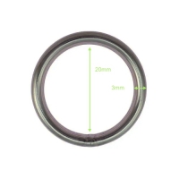 O-Ring aus Edelstahl - 20mm