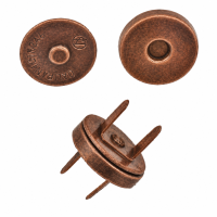 Magnetverschluss Ø 18mm - altkupfer