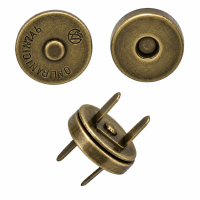 Magnetverschluss Ø 18mm - altmessing