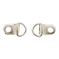 Schuhhaken mit beweglichem Ring - nickel
