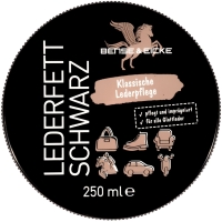 B & E Lederfett schwarz, 250 ml