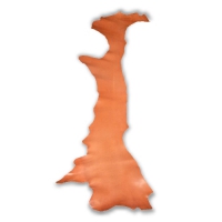 Blankleder Flanken orange - 1,5 - 1,7 mm