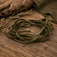 Fettleder Endlosriemen - 10mm - oliv