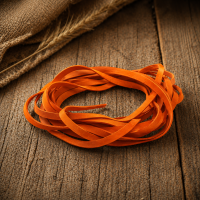 Fettleder Endlosriemen - 20mm - orange