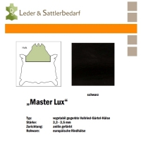 Vollrind-Gürtel-Hals Master Lux - schwarz