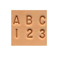 Punzierstempel-Set Alphabet & Nummern - 6,3mm