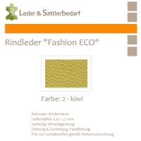 Rindleder Fashion-ECO - 1/4 Haut - 2 kiwi