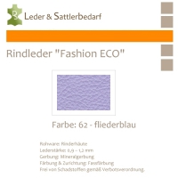 Rindleder Fashion-ECO - 1/2 Haut - 62 fliederblau