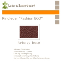 Rindleder Fashion-ECO - 1/4 Haut - 75 braun