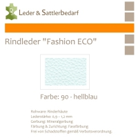 Rindleder Fashion-ECO - 1/4 Haut - 90 hellblau