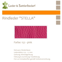Rindleder STELLA - 152 pink - DinA2