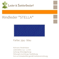 Rindleder STELLA - 394 blau - DinA2