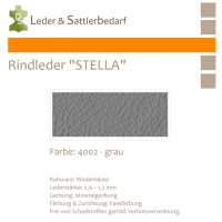 Rindleder STELLA - 4002 grau - DinA3