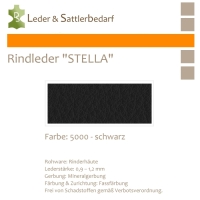 Rindleder STELLA - 5000 schwarz