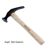 Schuhmacherhammer 350g - Schwarz lackiert