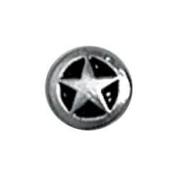 Small Star Conchos 3/8 (1cm) silber
