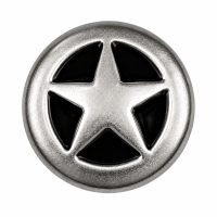 Small Star Conchos 3/8 (1cm) silber