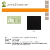 VegLine Trapper - halbe Haut - black