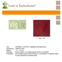 VegLine Trapper - halbe Haut - ruby-red